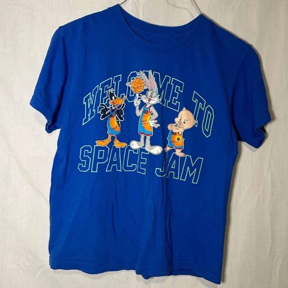 blue Space Jam “Welcome to the Space Jam” tshirt size small